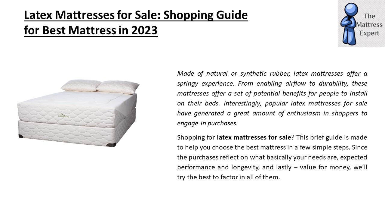 PPT Latex Mattresses for Sale Shopping Guide for Best Mattress in