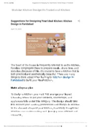 Kitchen design in faridabad | Regalokitchens