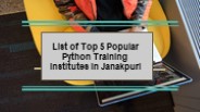 5 Popular Python Training institute in Janakpuri