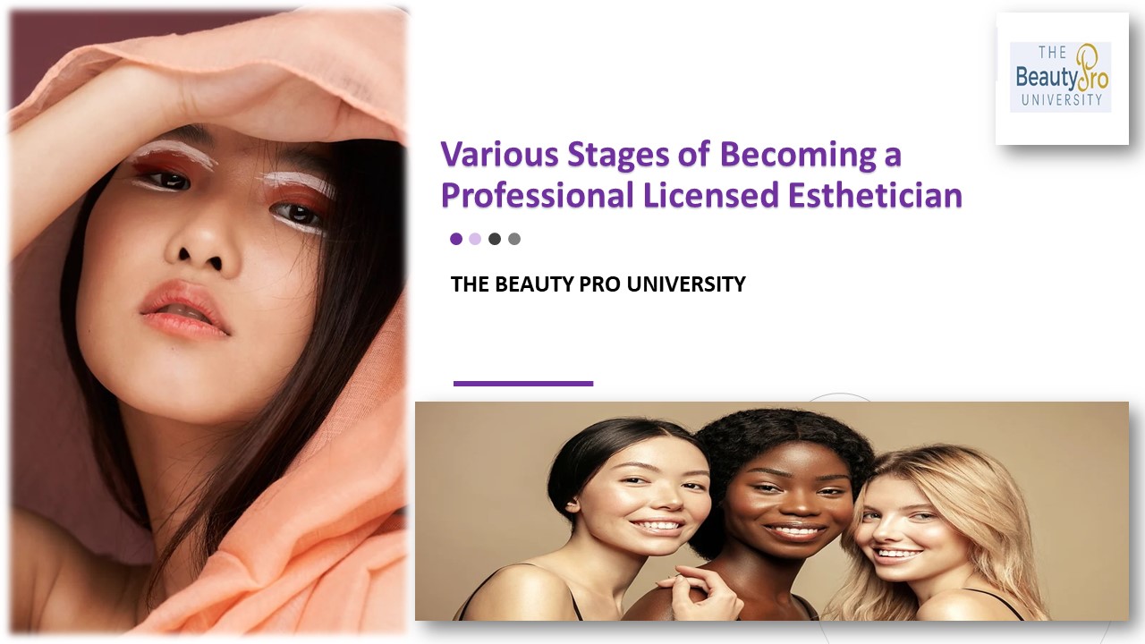 PPT Various Stages of a Professional Licensed Esthetician