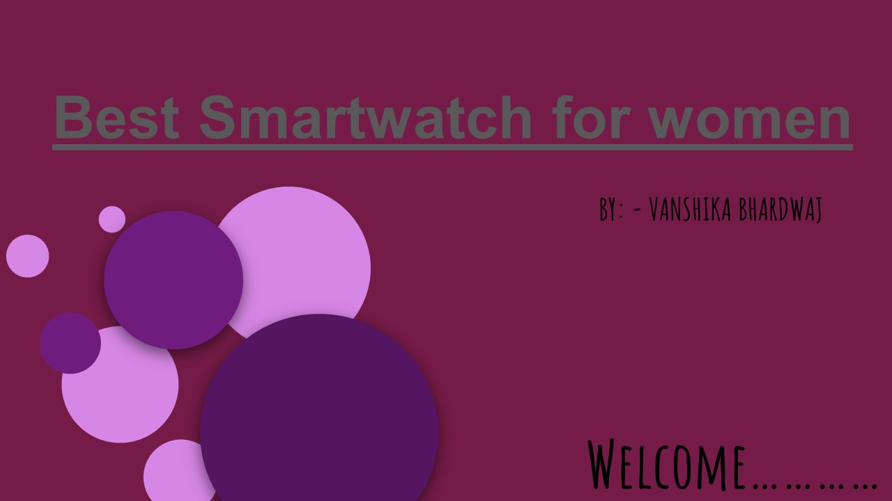 Best Smartwatch for women