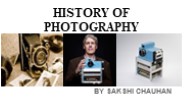 history of photography