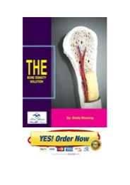 The Bone Density Solution PDF Book Shelly Manning Download