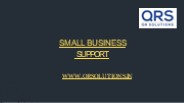 Small Medium Business Support | QR Solutions Pvt Ltd