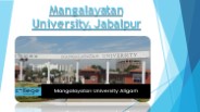 Mangalayatan University, Jabalpur