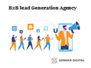 B2B lead generation agency – Sonderdigi.com