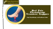 Heel Pain Physiotherapy Treatment Singapore