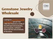 Gemstone Jewelry Wholesale
