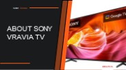 Sony Bravia Smart Tv | Sony Bangladesh