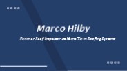 Marco Hilby - A Self-starter And A Team Player