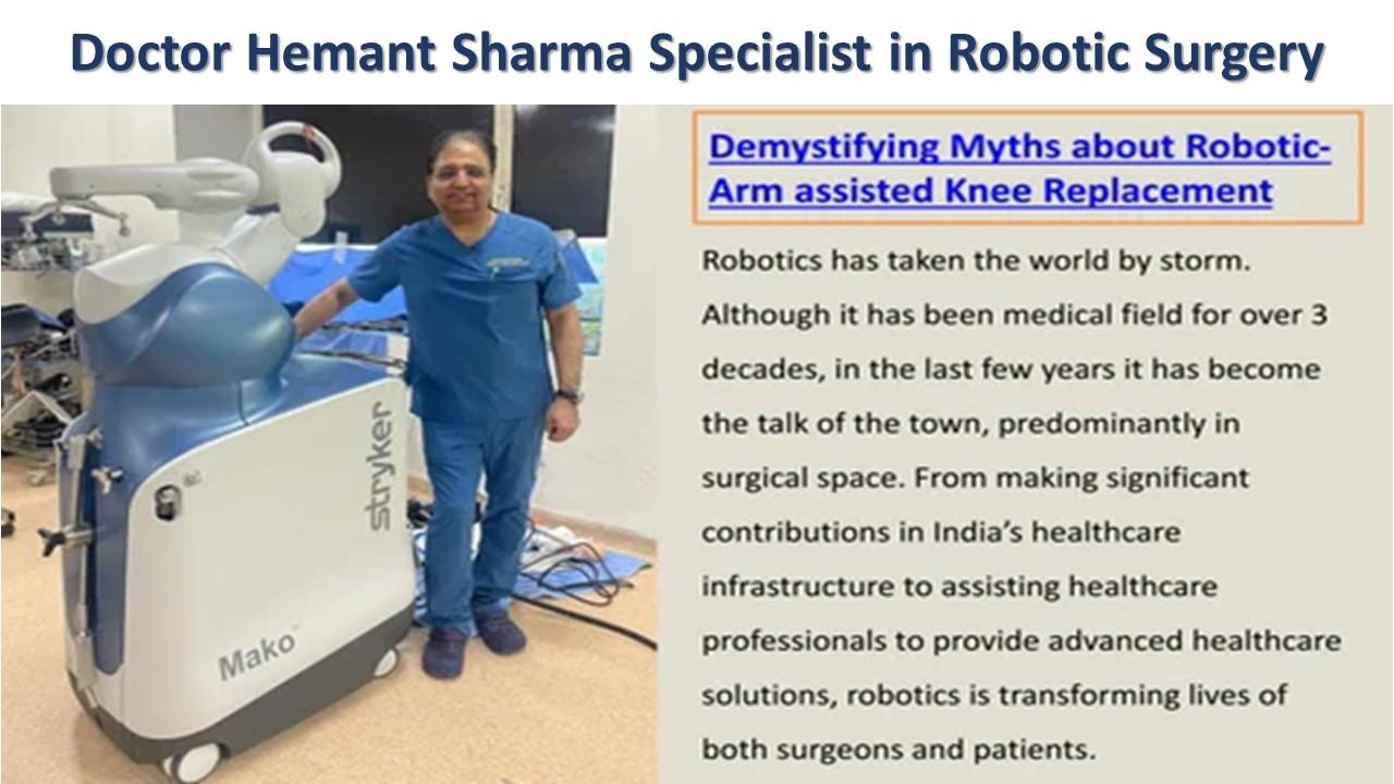 PPT Robotic Knee Replacement PowerPoint presentation free to