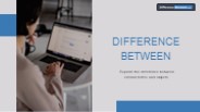 Difference between