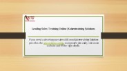 Leading Sales Training Online | Kaizentraining Solutions