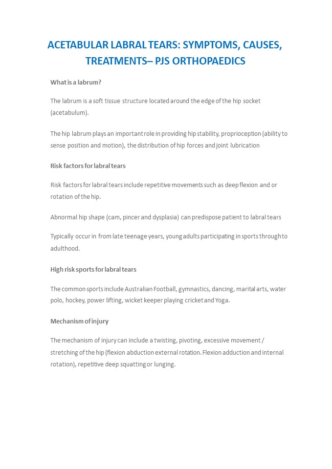 Knee Replacement Surgery| PJS Orthopaedics Melbourne