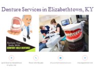 Best dentures services in Elizabethtown