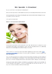 Skin Specialist in Ahmedabad - smwellness
