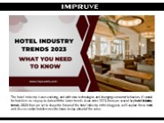 Hotel Industry Trends 2023: What You Need to Know