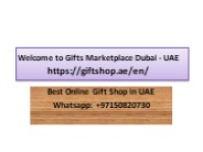 Best Online Gift Shop in UAE