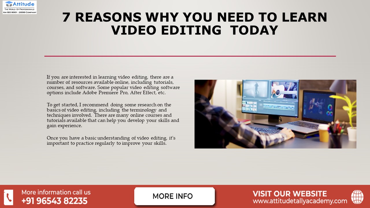 PPT 7 Reasons Why You Need to learn Video Editing Today PowerPoint