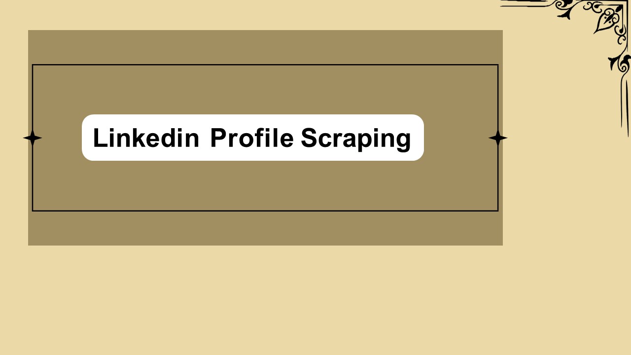 Linkedin Profile Scraping