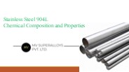 Stainless Steel 904L Chemical Composition and Properties