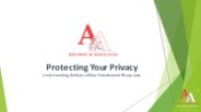 Data Protection and Privacy Laws