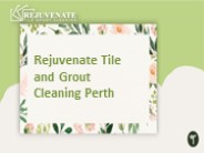 Rejuvenate Tile and Grout Cleaning Perth