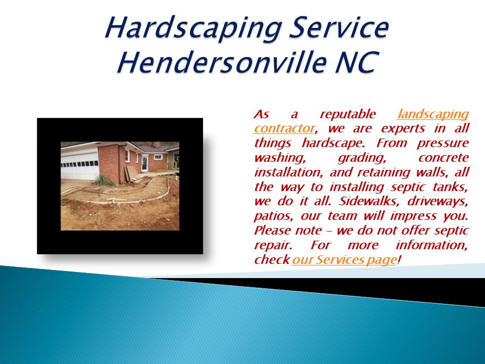Hardscaping Service Hendersonville NC