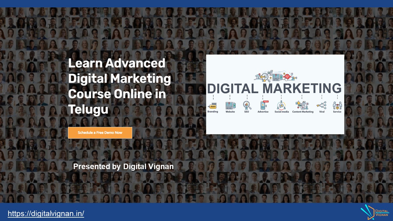 Learn Advanced Digital Marketing Course Online in Telugu