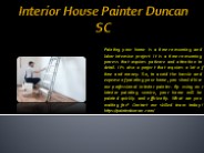 Interior House Painter Duncan SC