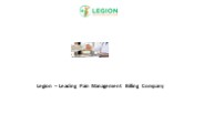 Legion – Leading Pain Management Billing Company