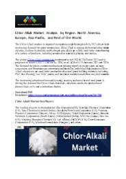 Chlor-Alkali Market Forecast and Analysis