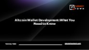 Altcoin Wallet Development What You Need to Know