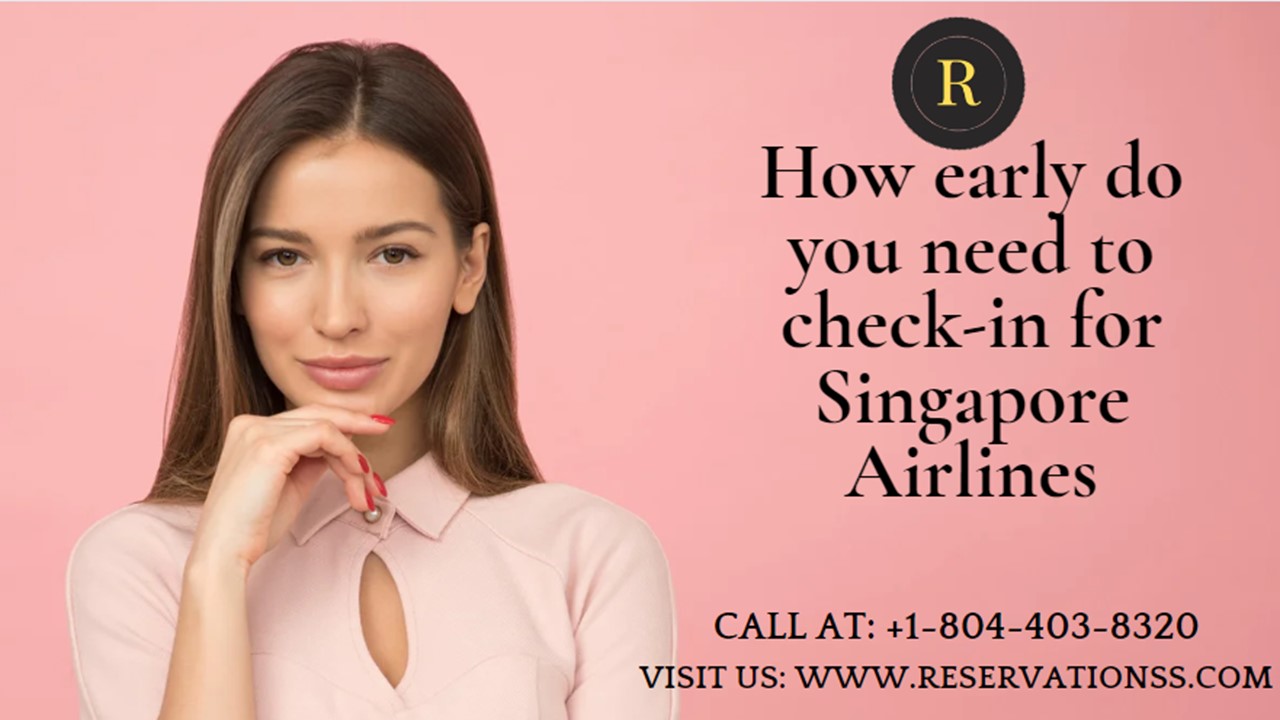 How to check-in for Singapore Airlines