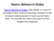 Gastric Balloon in Dubai (8)