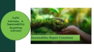 Agile Advisors, A Sustainability Reporting Advisory