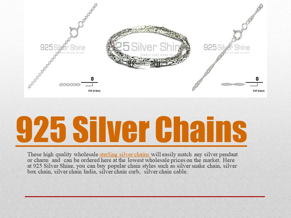 925 silver chain At on Affordable Prices