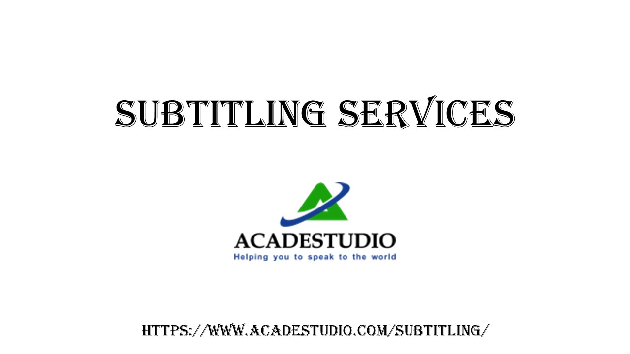 What is a subtitling service?