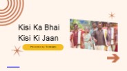 Kisi Ka Bhai Kisi Ki Jaan |Techmojito