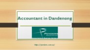 Accountant in Dandenong