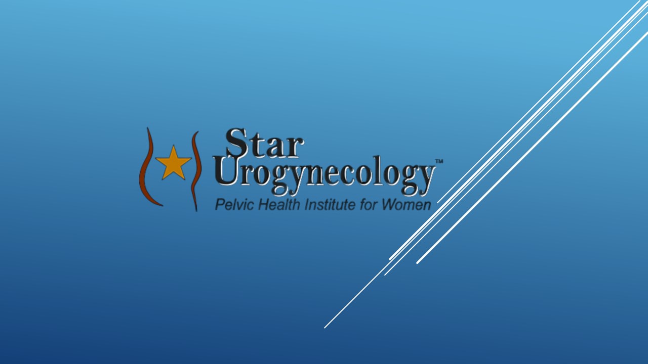Star Urogynecology May 2023
