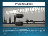 Personal Trainer Surrey