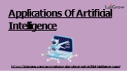 applications of artificial intelligence