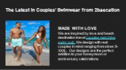 The Latest in Couples' Swimwear from 2baecation