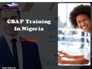 CBAP Training In Nigeria