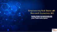 Empowering Real Estate with Microsoft Dynamics 365
