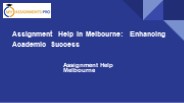 Assignment Help in Melbourne: Enhancing Academic Success (1)