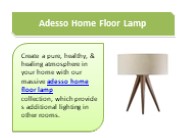 Adesso Home Floor Lamp