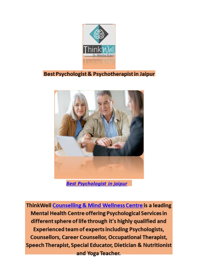 Best Psychologist & Psychotherapist in Jaipur