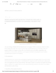 Modular Kitchen in Gurgaon | Regalo Kitchens